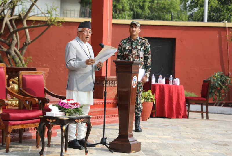  मेराे कार्यशैली जनताले अपेक्षा गरेअनुसारकै हुने छ- राष्ट्रपति पाैडेल